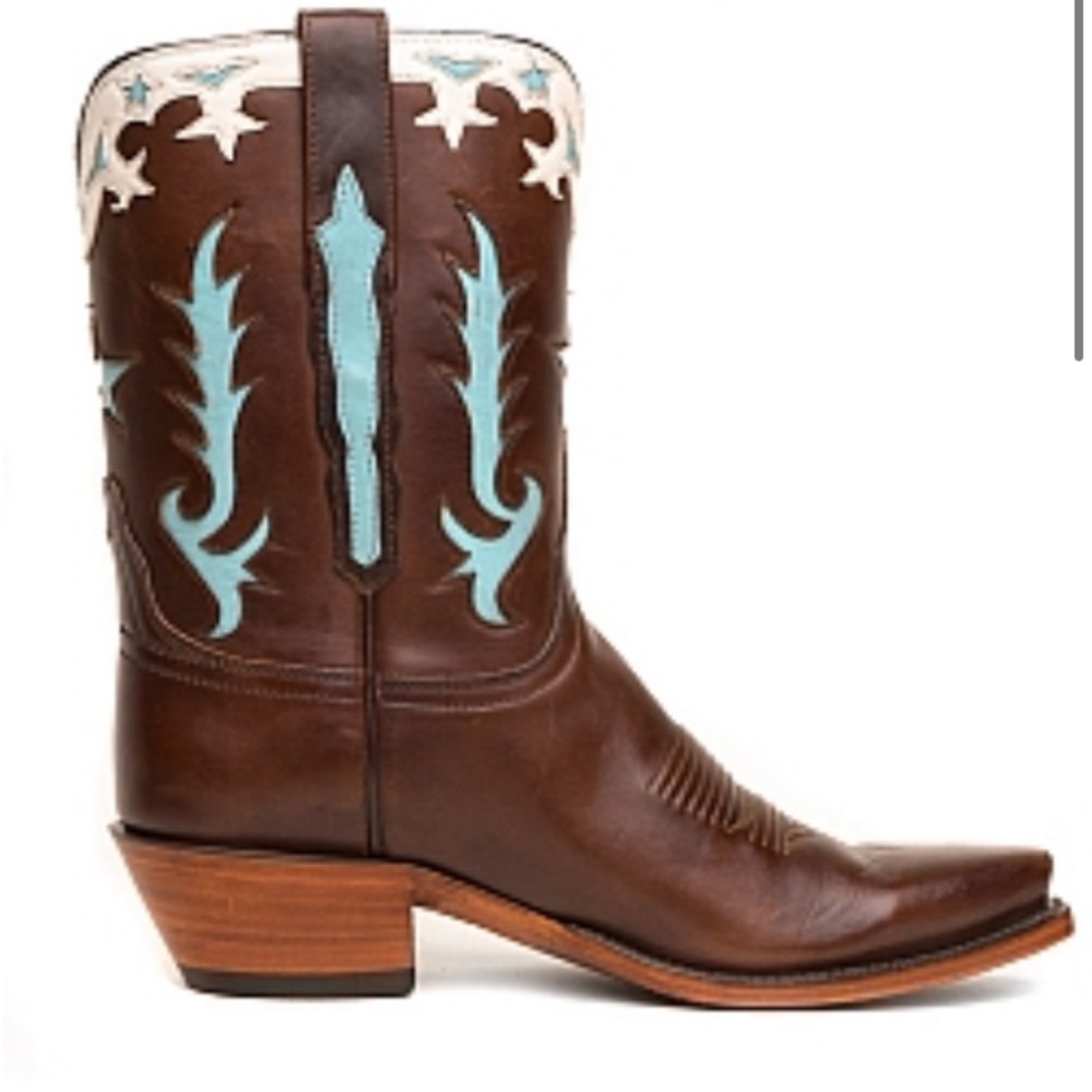 Lucchese Calfskin Boots Vintage Appeal